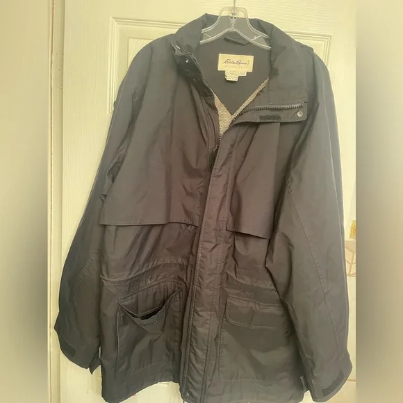 Eddie Bauer Jackets Coats Eddie Bauer Black Goretex Raincoat